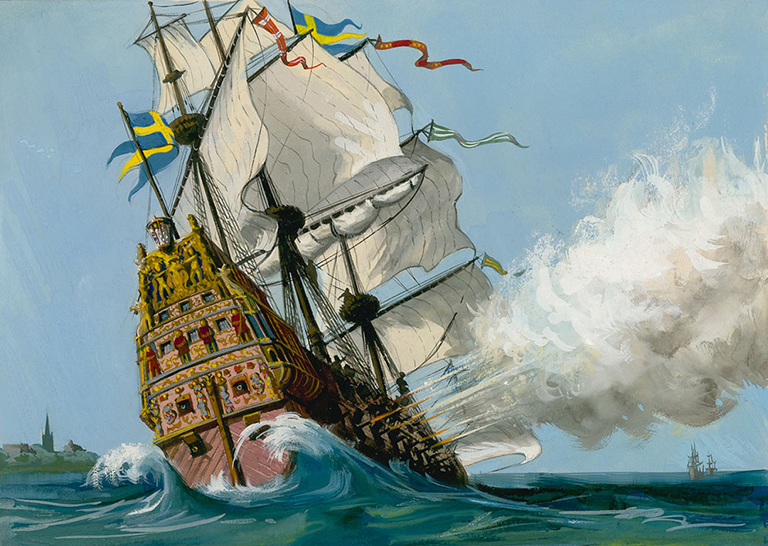 Шведский парусный корабль